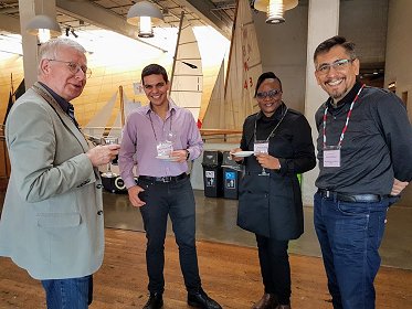 Delegates in the Main Hall of the Maritime Museum