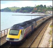 London to Falmouth train